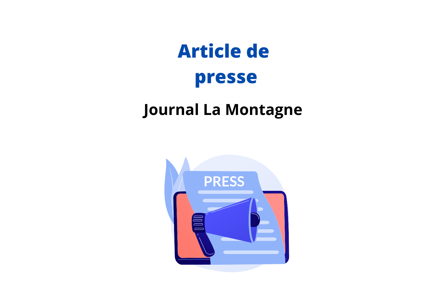 vignette article de presse journal la montagnae