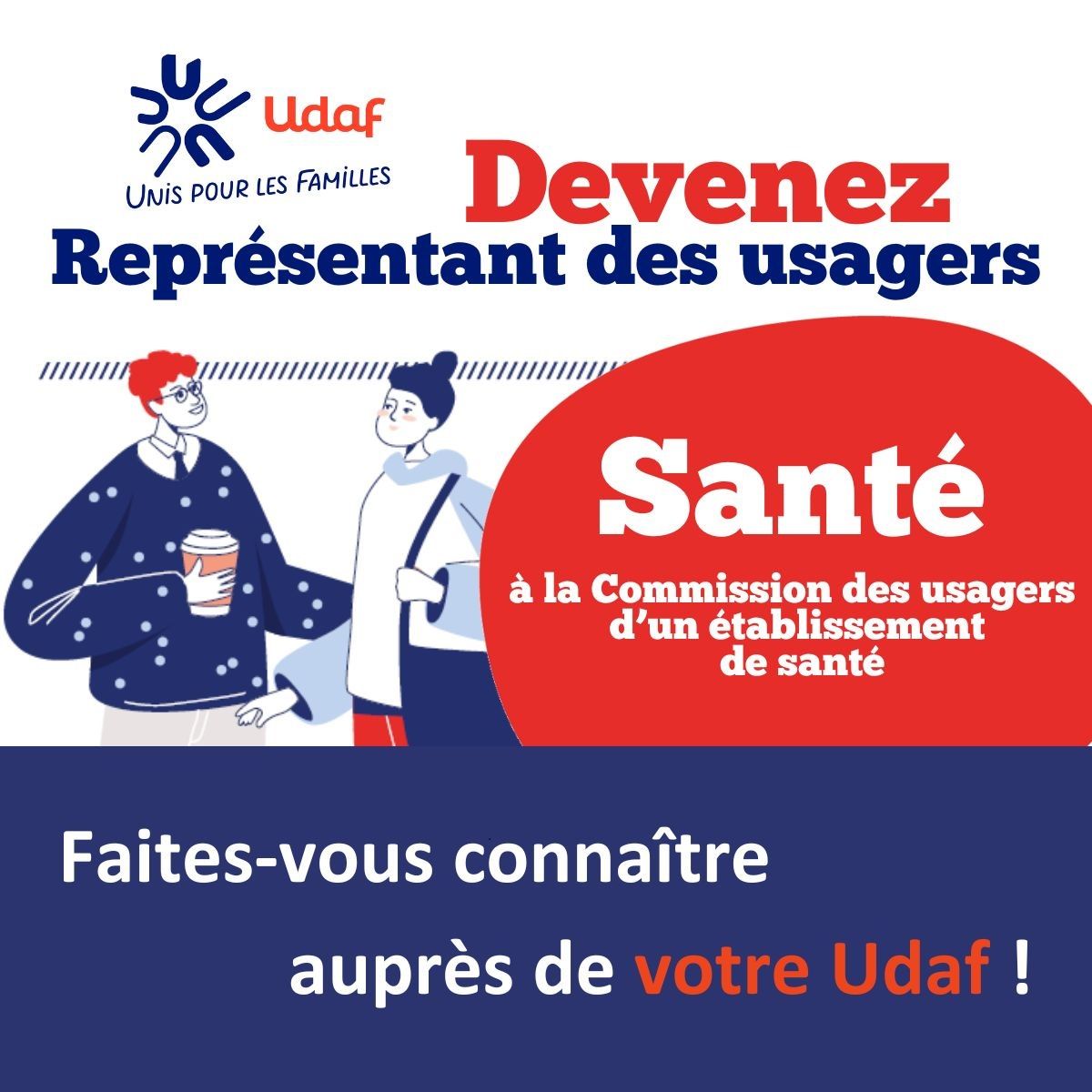 Appel à bénévoles- Commission des usagers dans les établissements de santé