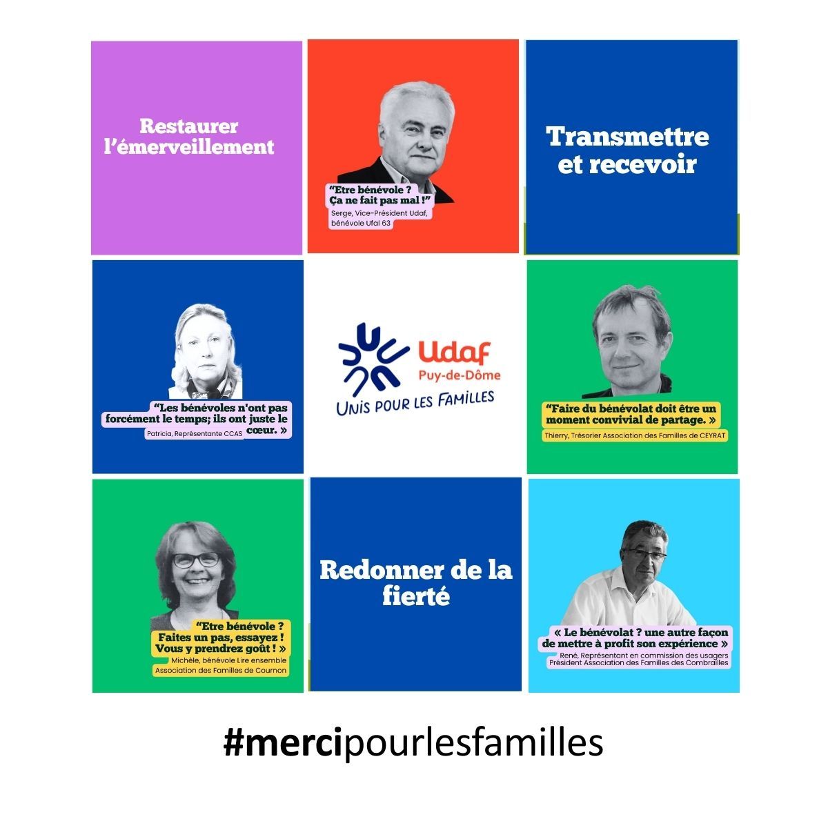 Bénévoles, Merci pour les familles ! - Udaf 63 Puy-de-Dôme
